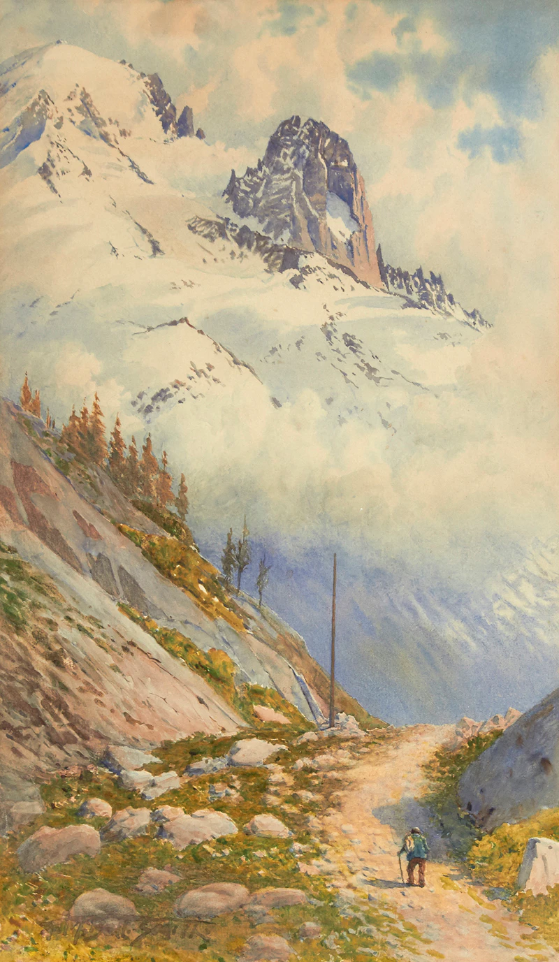 Frederic Marlett Bell-Smith, Hiking in the Mountains