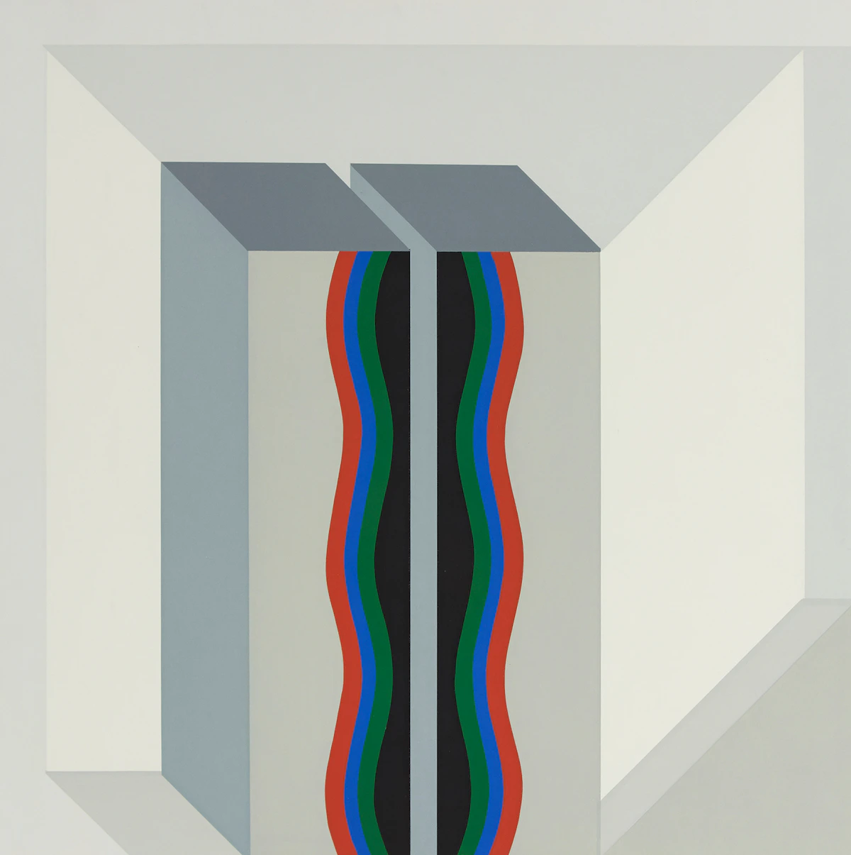 Gordon Appelbe Smith, Divided Column, serigraph, 1970