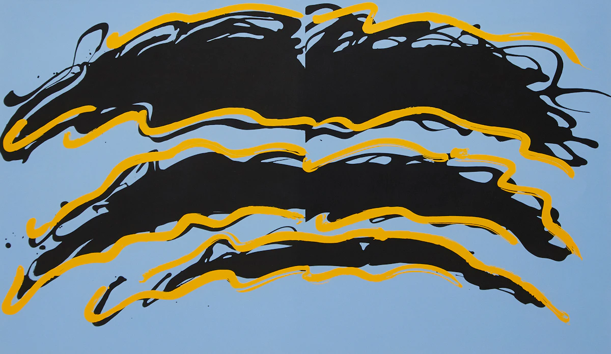 Jacques Hurtubise, Long Beach, serigraph, 1980