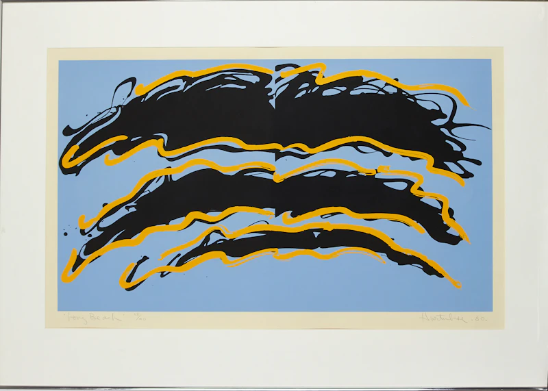 Jacques Hurtubise, Long Beach, serigraph, 1980 - view 2