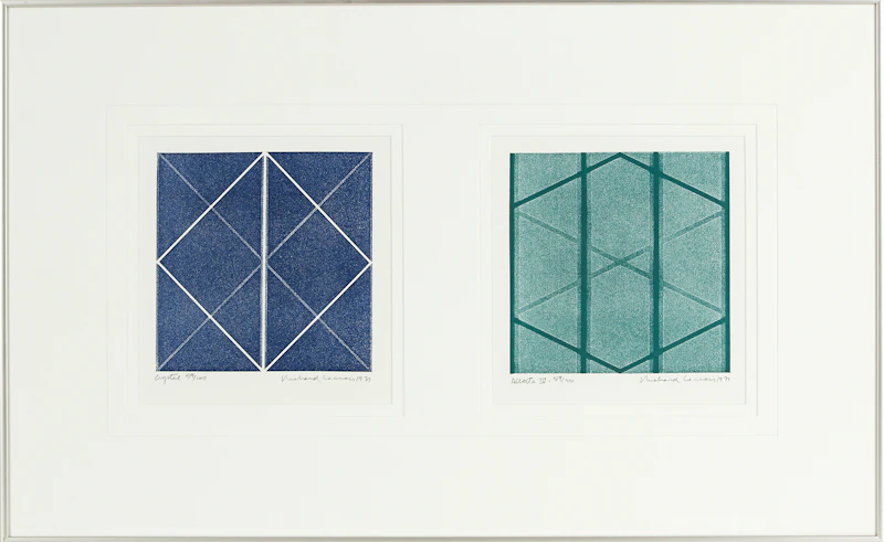 Richard Lacroix, Mutations - Crystal / Alberta IV, serigraphs, 1971 - view 3