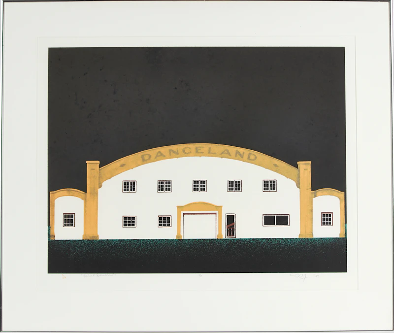 David Thauberger, Velvet Danceland, silkscreen, 1980 - view 2