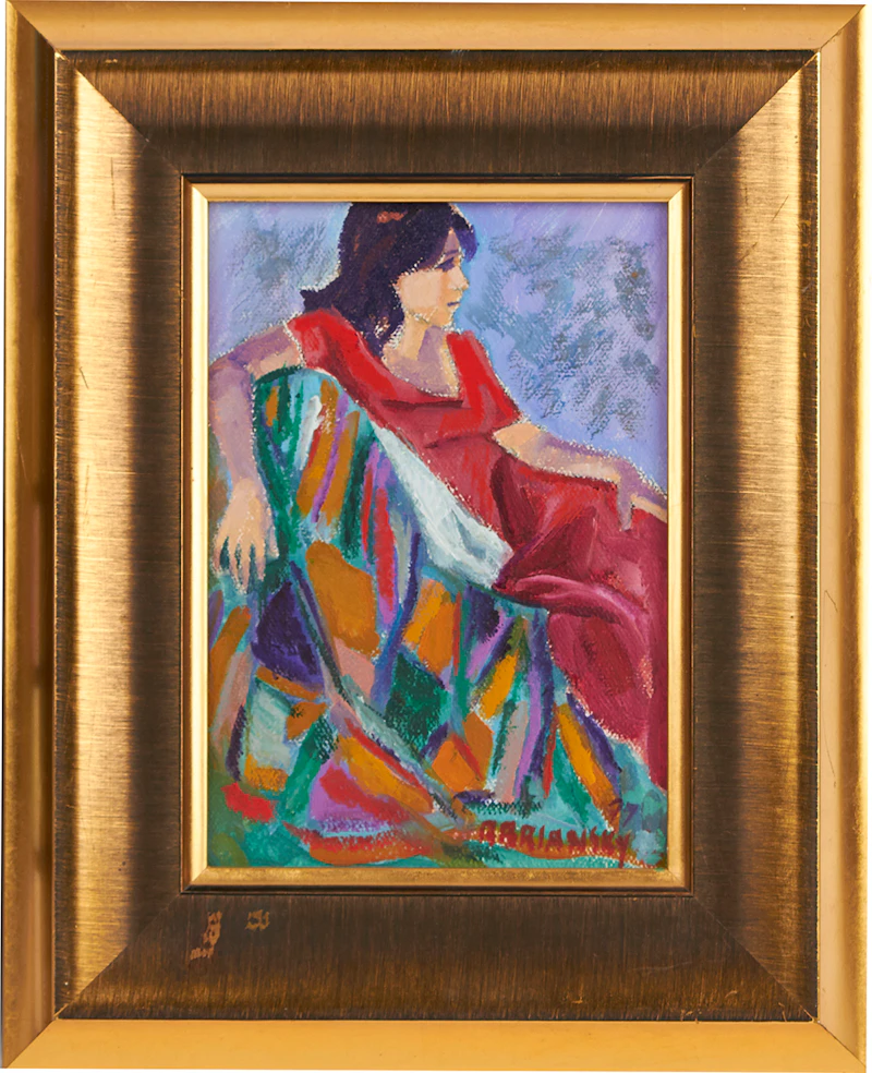 Rita Briansky, Portrait of Woman, oil on canvas - view 2