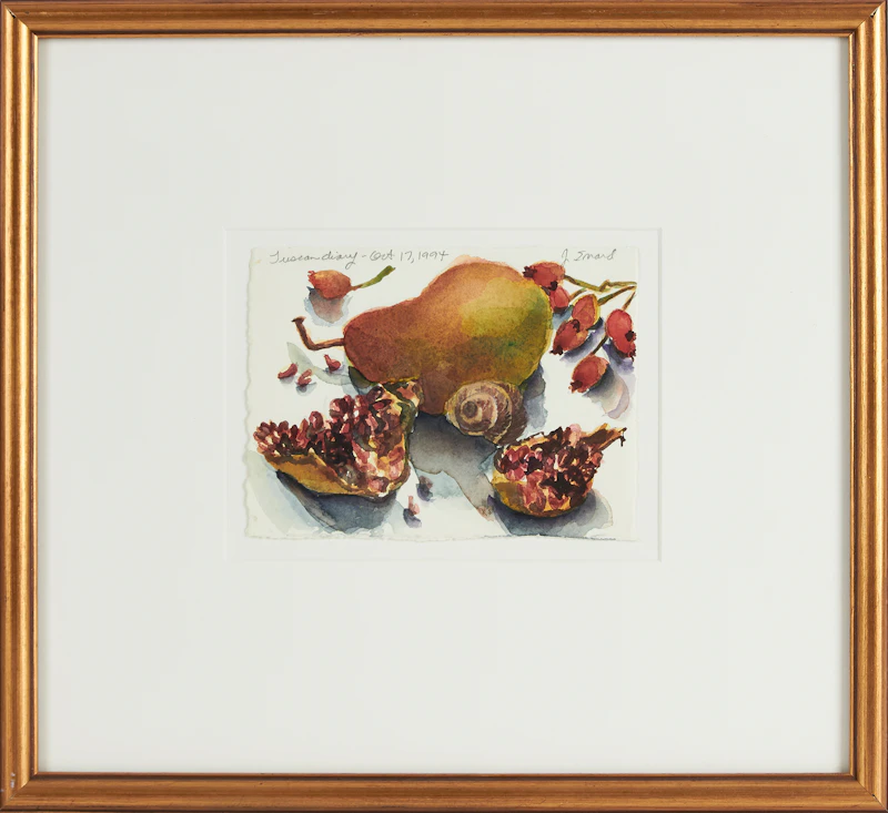 Jamie Evrard, Tuscan Diary, watercolour, 1994 - view 2