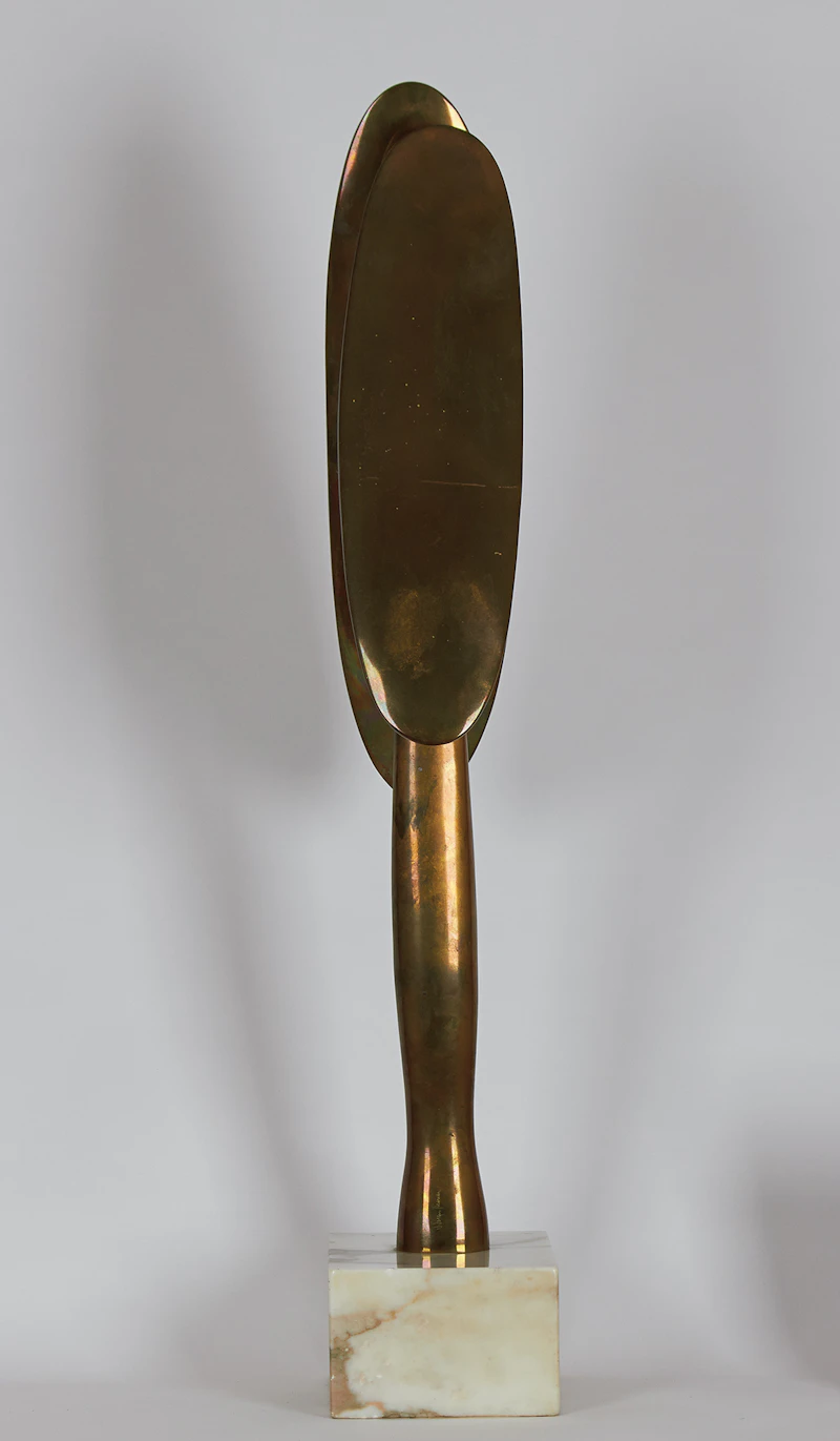 Jean-Jacques Besner, Symetrique germinale, bronze sculpture - view 4