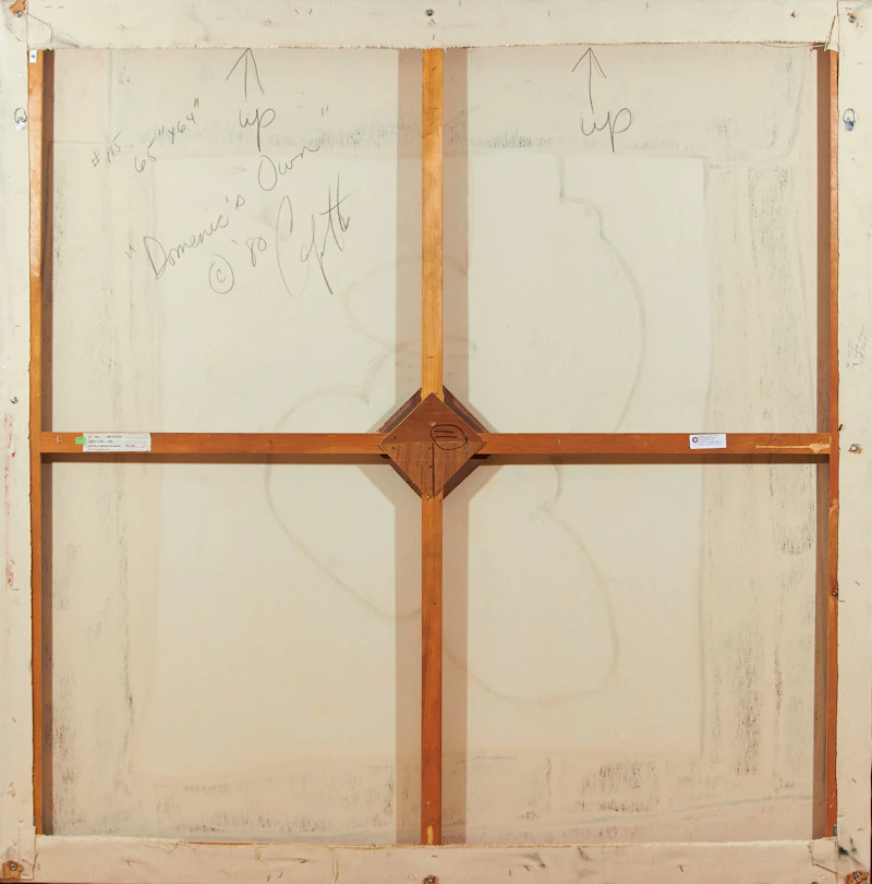 Tony Calzetta, Domenic’s Own, acrylic and charcoal on canvas, 1980 - view 3