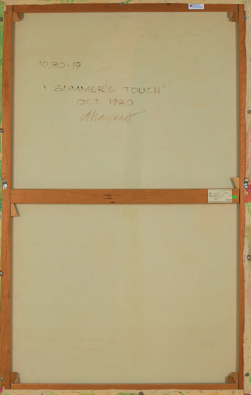 Douglas Hector Haynes, Summer’s Touch, acrylic on canvas - view 3