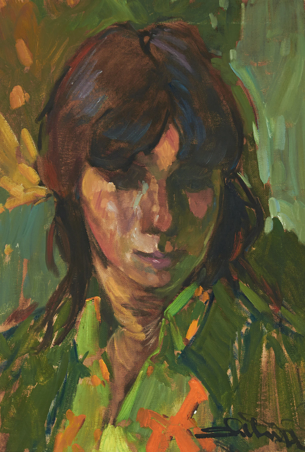 Arthur Shilling, The Artist’s Niece Margaret, oil on canvas, 1972