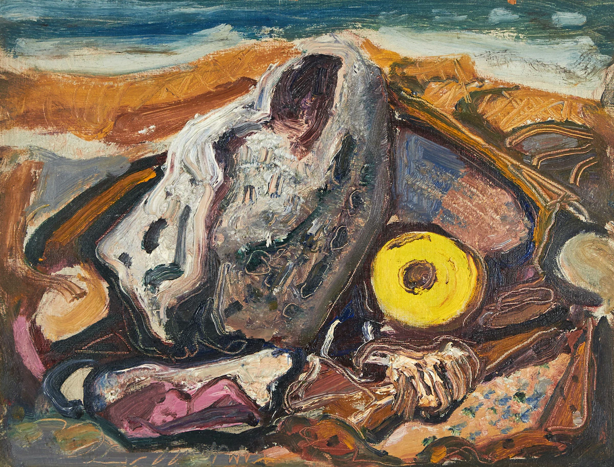 Arthur Lismer, Seashells, oil on canvas board, 1960