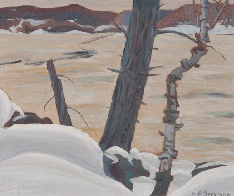 Winter Landscape by Henry Eric Bergman