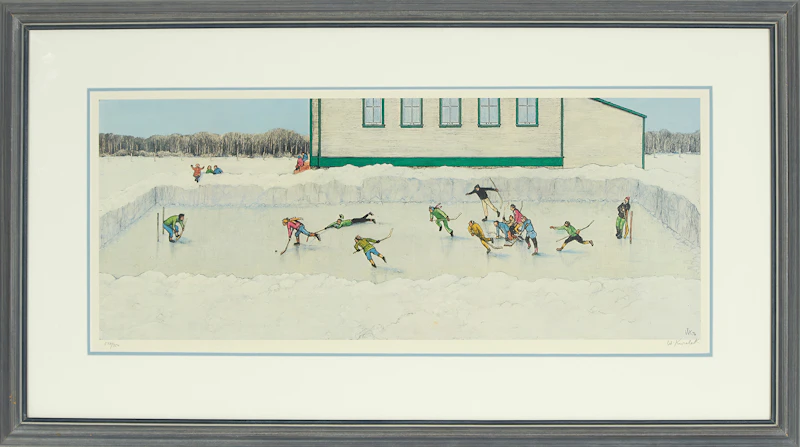 William Kurelek, Breakaway, lithograph - view 2