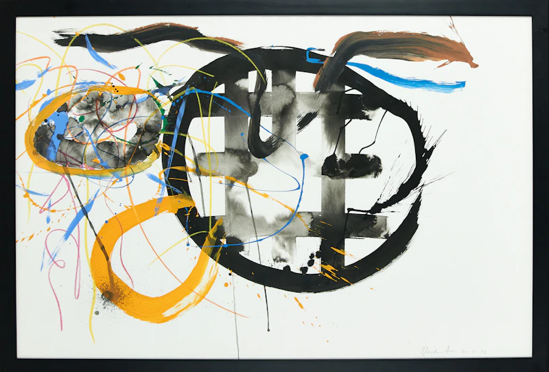 Don Reichert, Untitled, mixed media on paper, 1976 - view 2