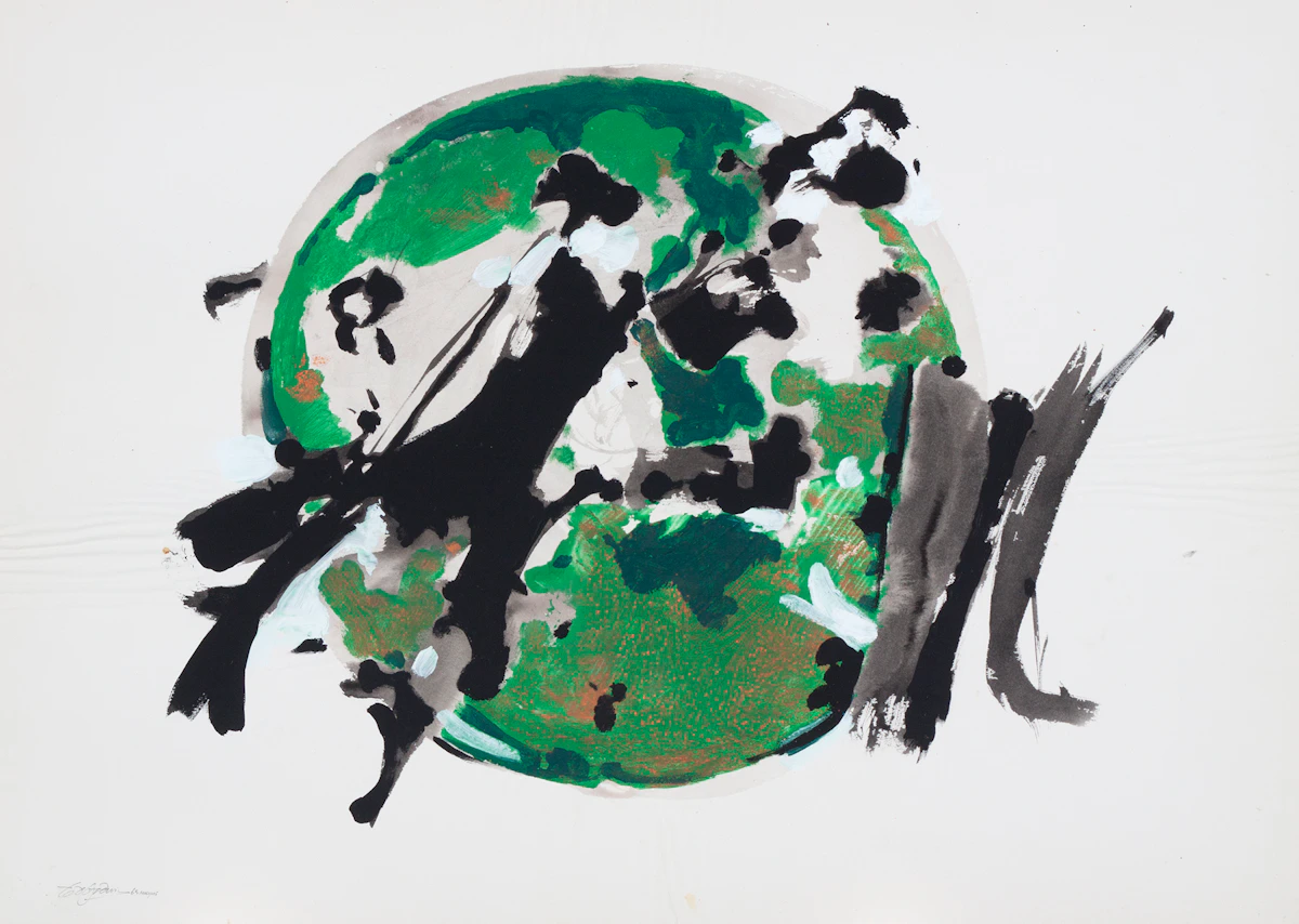 Edward W. (Ted) Godwin, Molyvos (Lovers Cross the Moon), tempera, 1963
