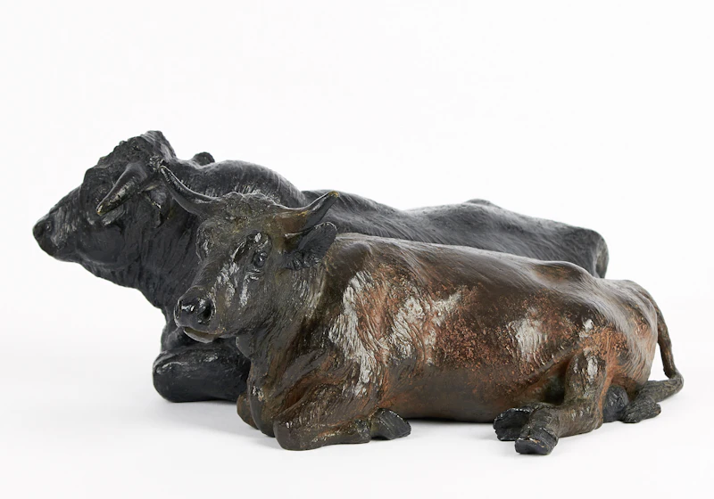 Joe Fafard, The Couple, bronze sculpture, 1988 - view 5