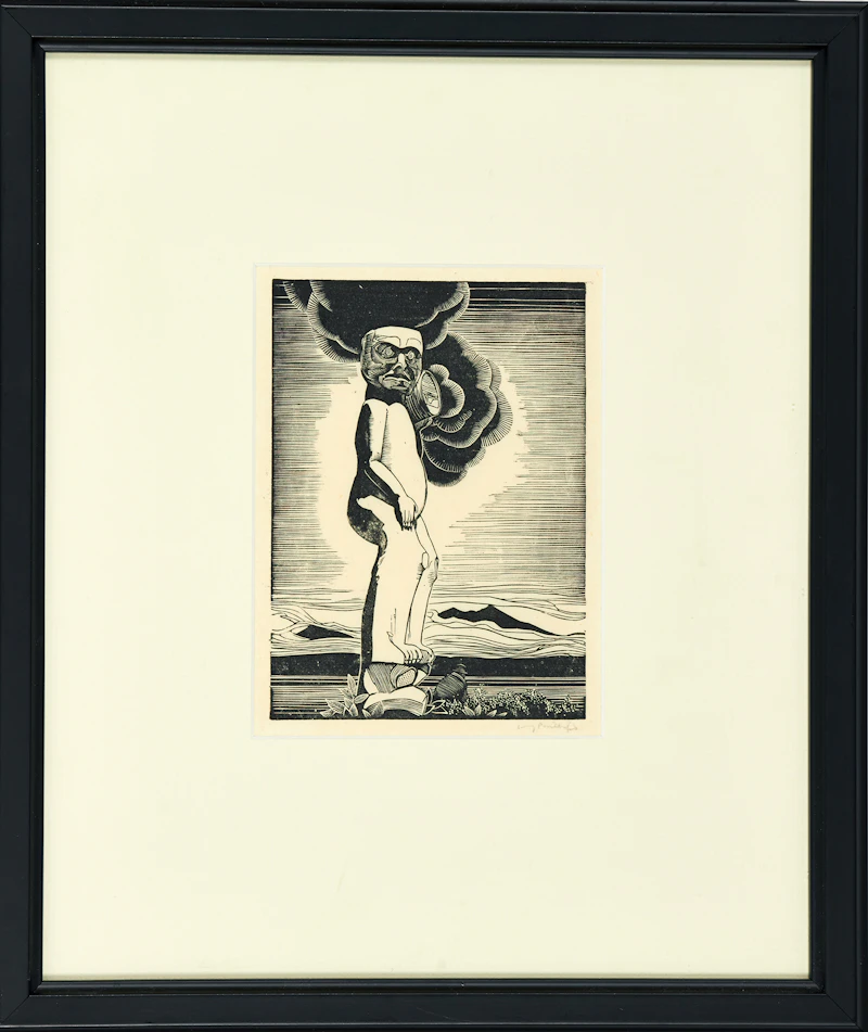 Walter Joseph Phillips, Zunuk, Karlukwees, woodcut, 1930 - view 3