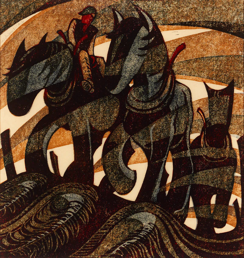 Day’s End (1961) by Sybil Andrews