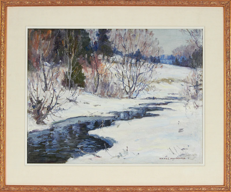 Manly Edward MacDonald, The Don River, oil on canvas - view 2