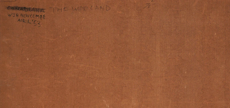 William John Bertram Newcombe, The Wideland, oil on masonite, 1953 - view 2