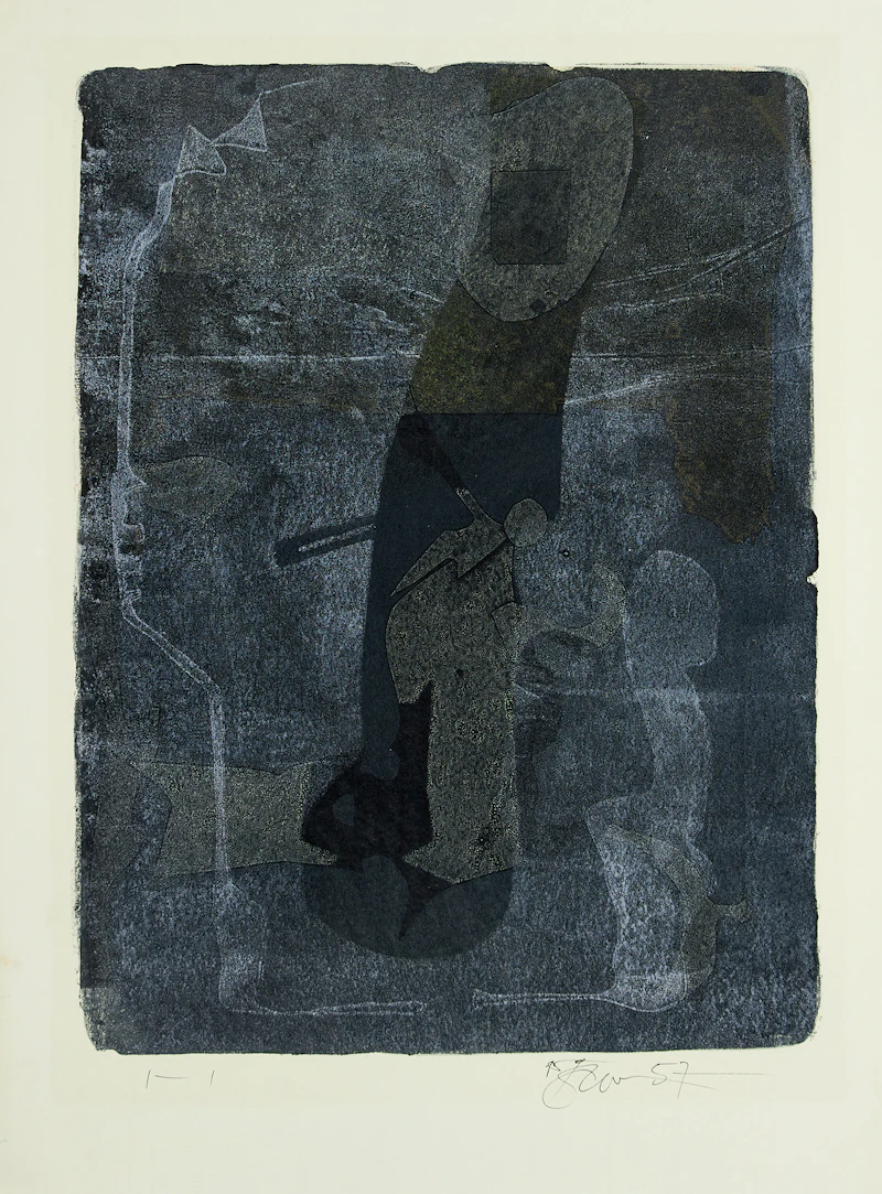 Harold Barling Town, Untitled, autographic print, 1957 - view 2
