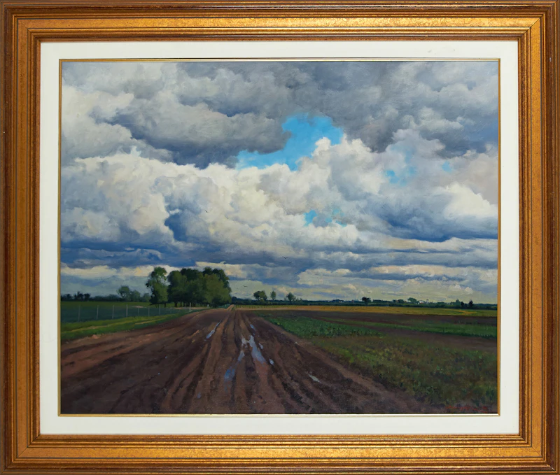 Alexis Arts, Paysage Region Mercier , oil on canvas, 1984 - view 2