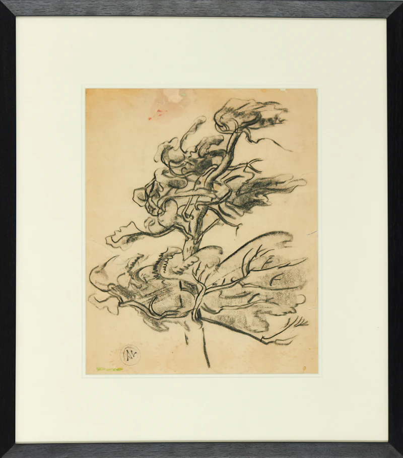 Arthur Lismer, Lone Tree, graphite - view 2