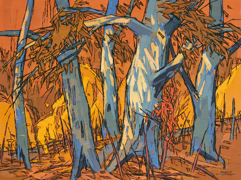 Autumn Woods by Thomas Frederick Haig Chatfield
