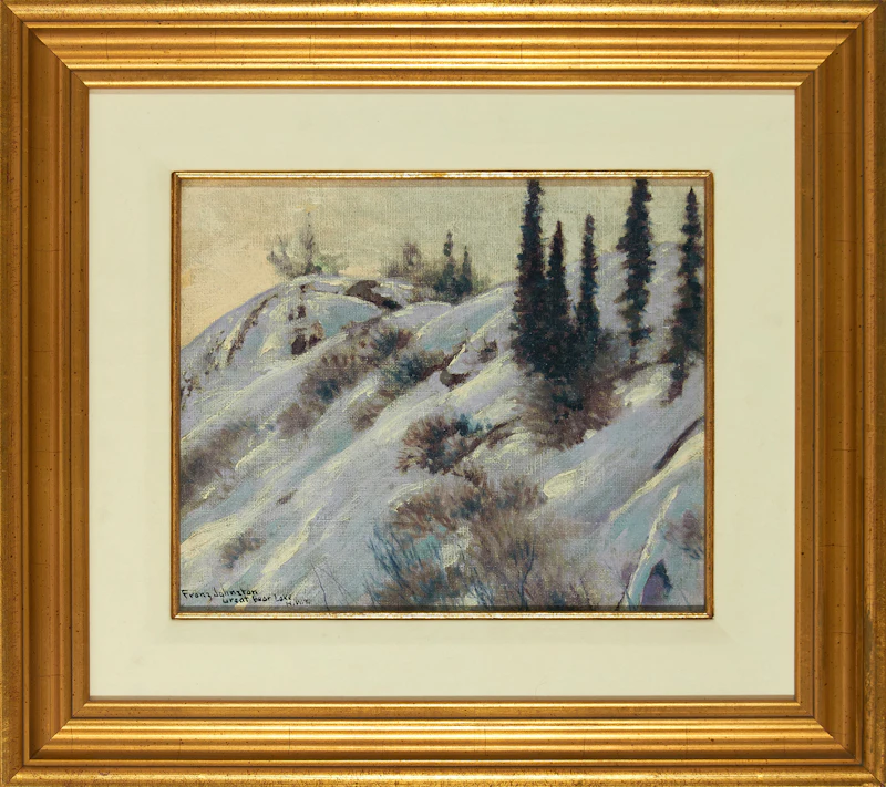 Frank Hans Johnston, Cold Afternoon, Great Bear Lake, N.W.T., oil on canvas, 1939 - view 3