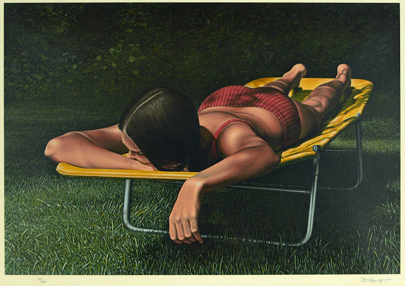 Sunning by Kenneth Danby