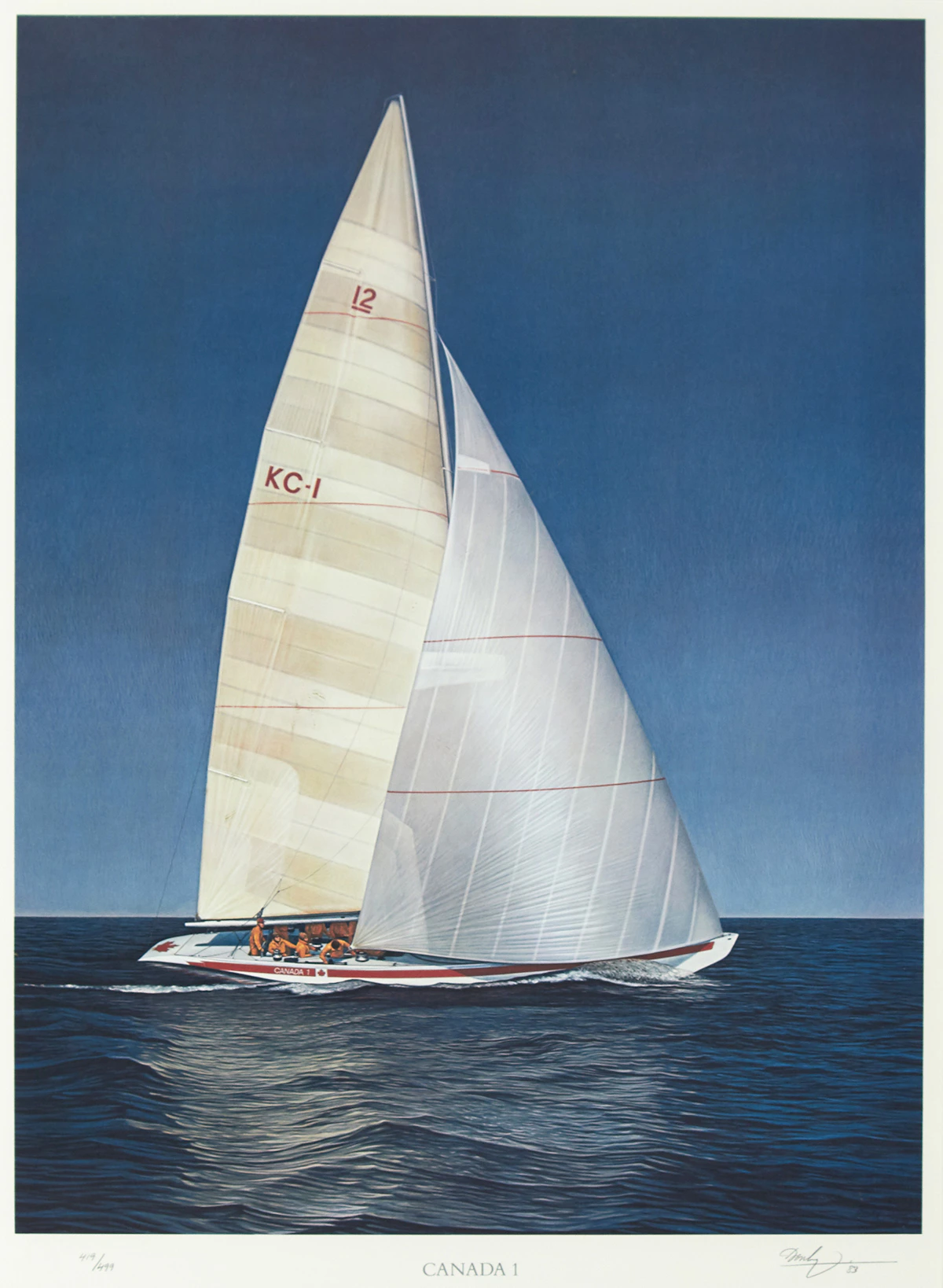 Kenneth Danby, Canada 1, colour serigraph, 1983