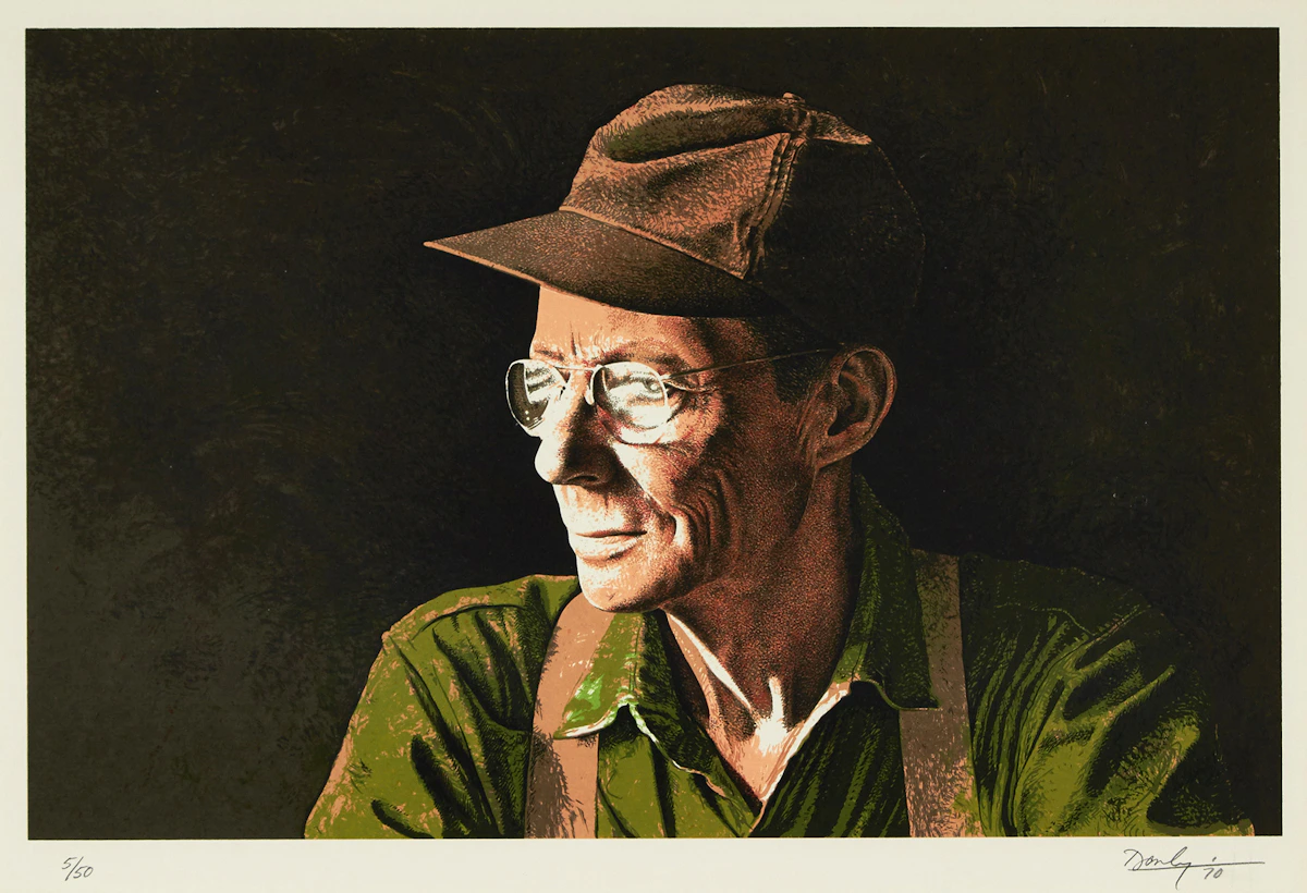 Kenneth Danby, The Armstrong Miller, colour serigraph, 1970