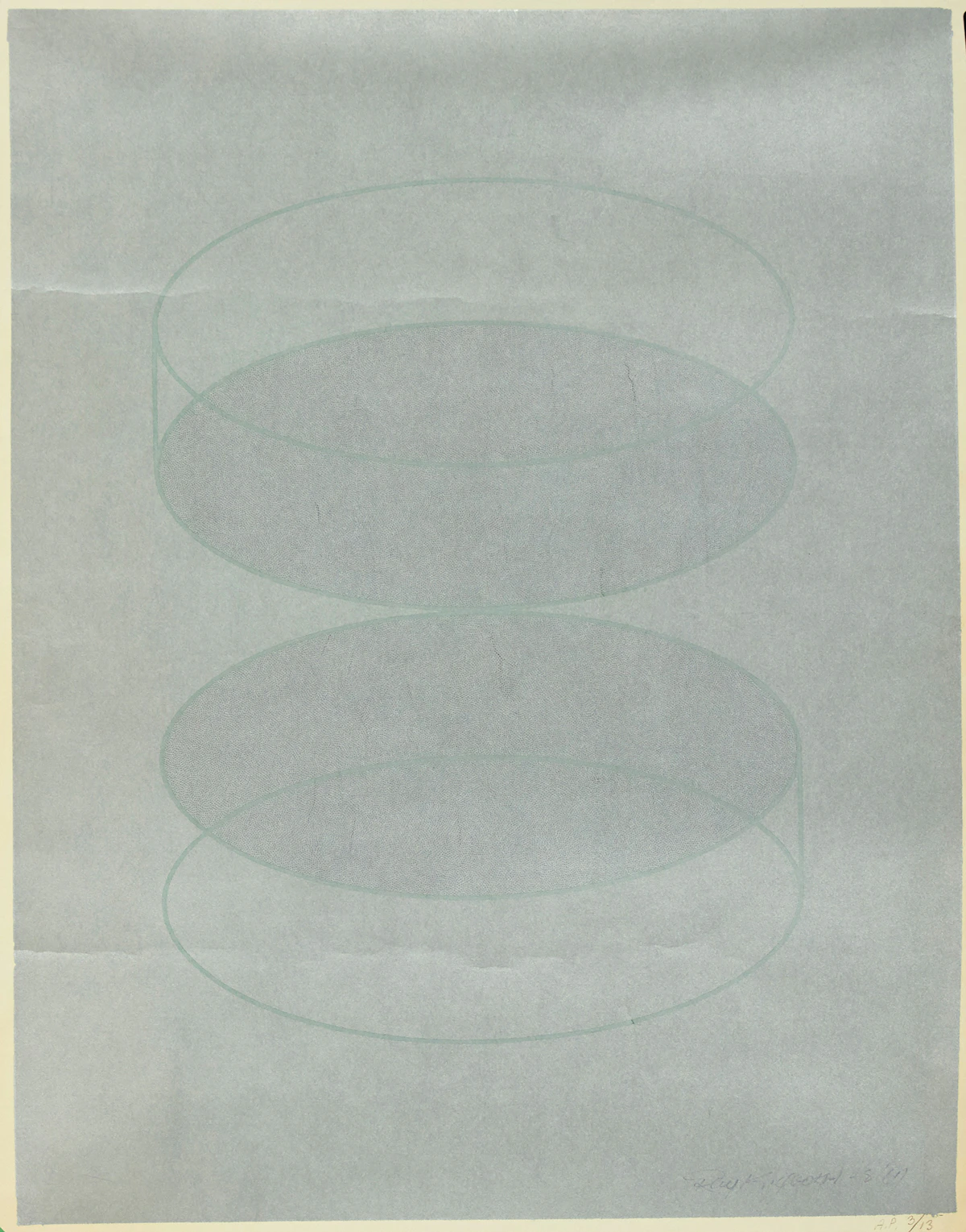 Roy Kiyooka, Untitled, colour silkscreen, 1967