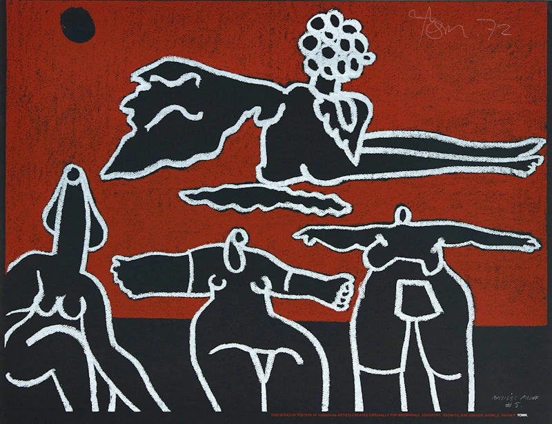 Untitled (”Created Especially For Browndale”); Florence Vale: Recent Drawings & Collage by Harold Barling Town