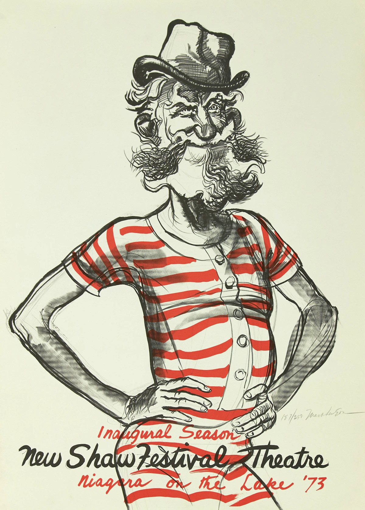 Duncan Ian Macpherson, Inaugural Season: New Shaw Festival Theatre, Niagara on the Lake ‘73, poster, 1973