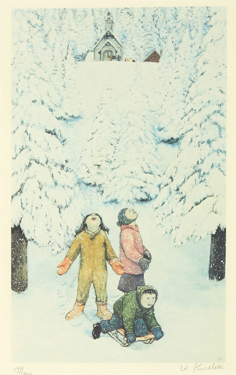 William Kurelek, Excitement of First Heavy Snow
