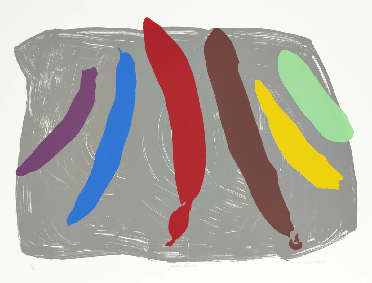 William Perehudoff, Jack’s Dance, colour serigraph, 1984