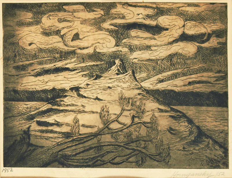 Nicholas Hornyansky, Mountain Landscape
