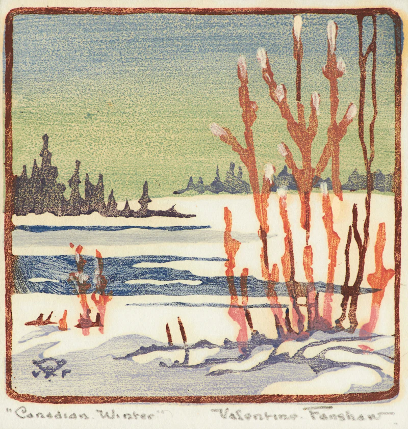 Canadian Winter by Hubert Valentine Fanshaw