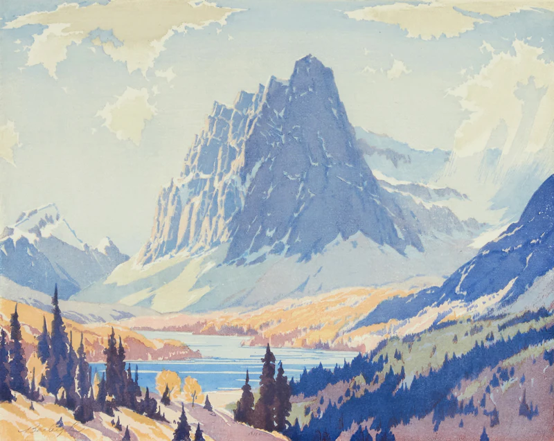 Mount Eisenhower by Barbara Barleigh Leighton