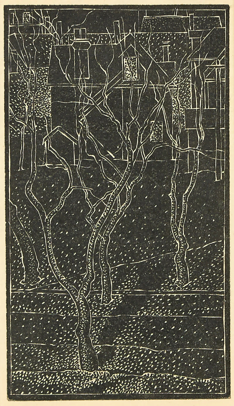 Trees and Houses by Lionel LeMoine FitzGerald