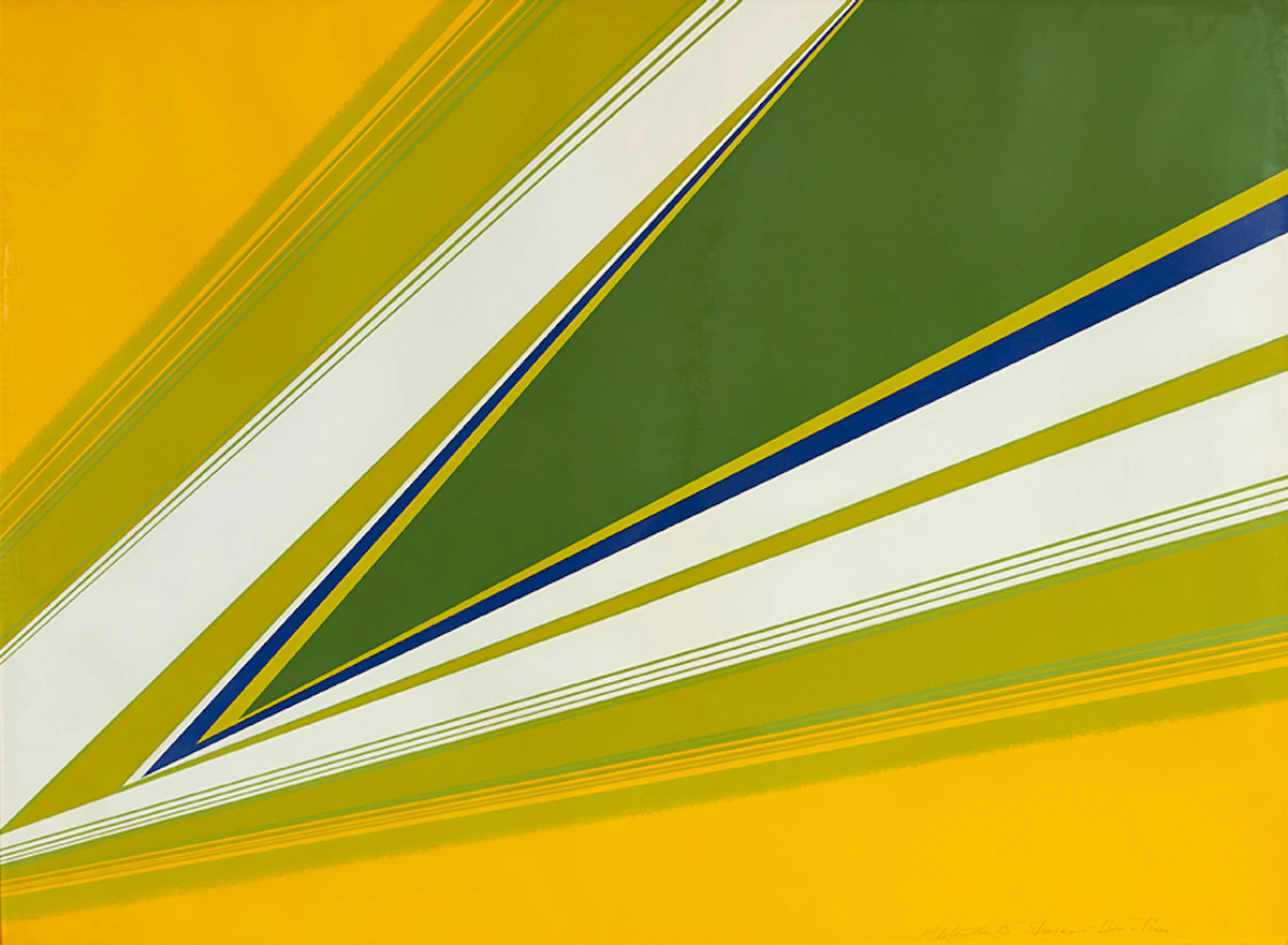 Rita Letendre, Sharas, colour silkscreen, 1973