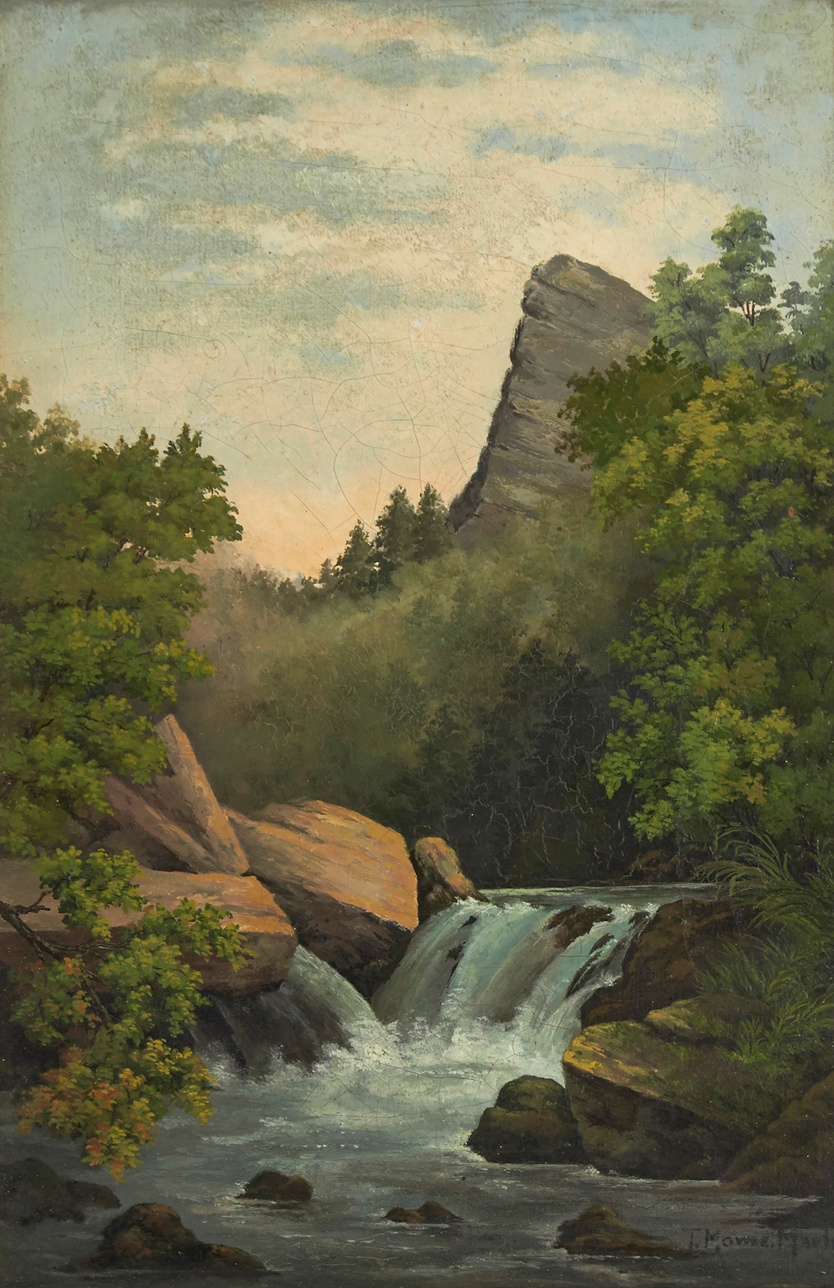 Thomas Mower Martin, River Landscape, oil on canvas
