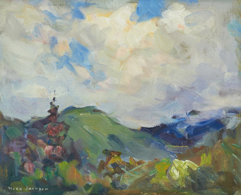 Spring Landscape by Erna Nook Jackson