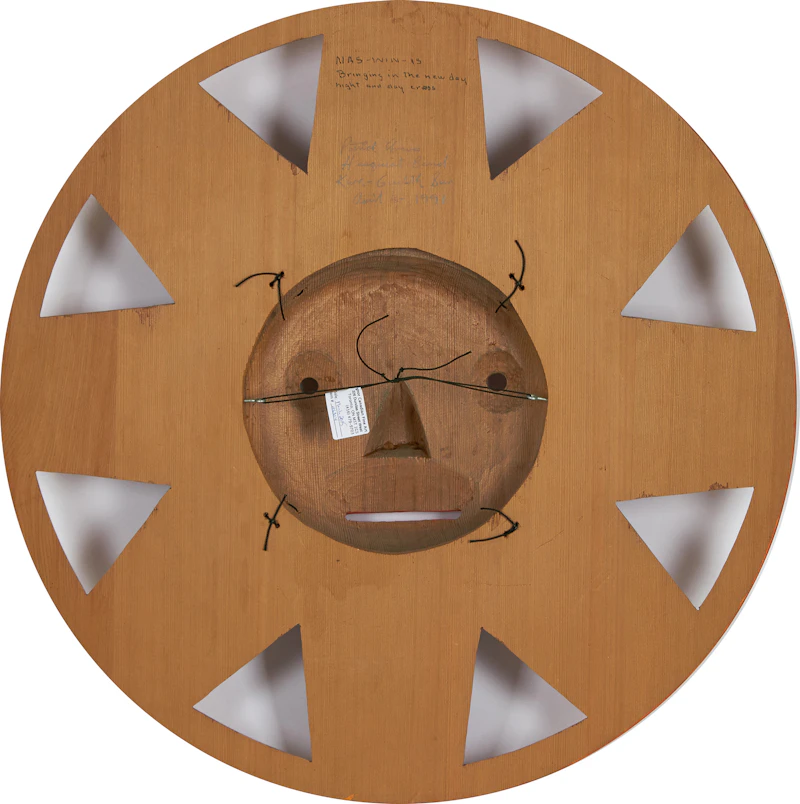 Patrick Amos, Kura-Guilth Sun (Nas-Win-Is), wooden mask, 1991 - view 2