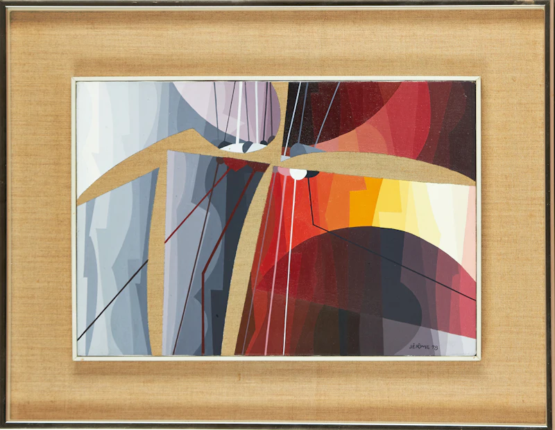 Jean-Paul Jérôme, Feu sacré, acrylic on canvas - view 2