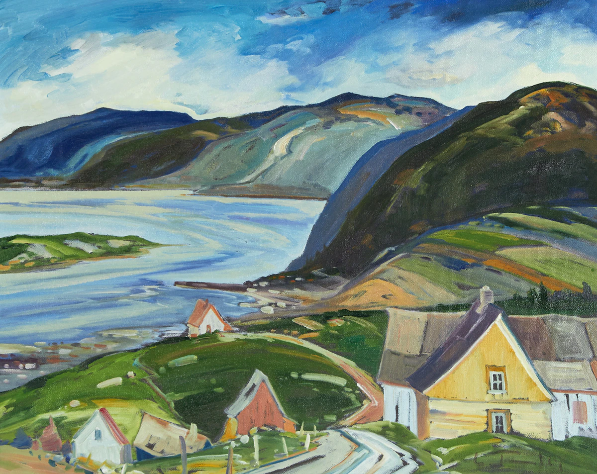Louis Tremblay, St. Joseph de la Rive, oil on canvas, 1985