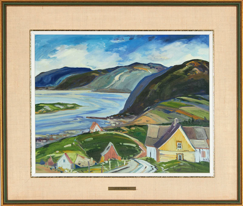 Louis Tremblay, St. Joseph de la Rive, oil on canvas, 1985 - view 2