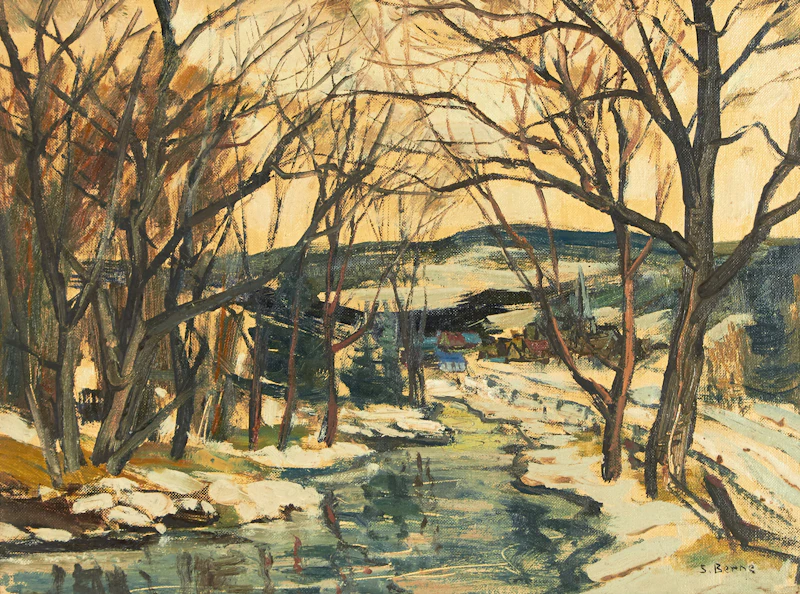 Sainte-Marguerite River, Quebec by Sidney Berne