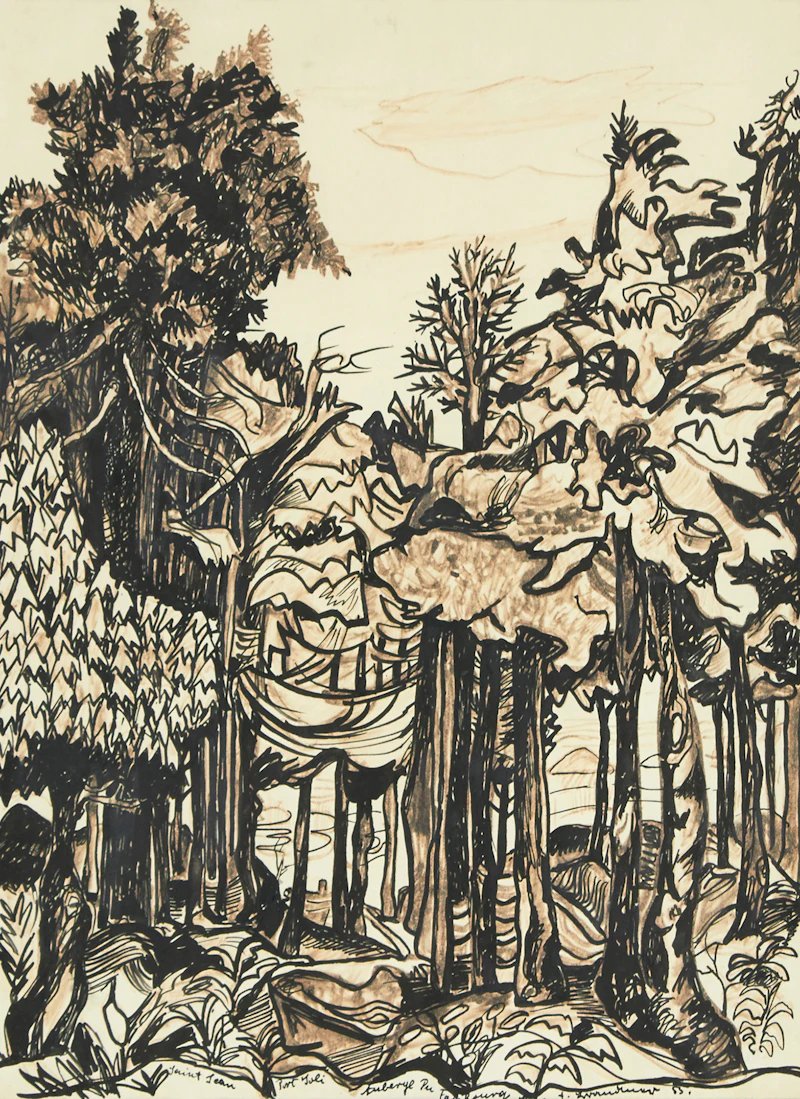 Saint Jean, Port Joli, Auberge Du Faubourg by Fritz Brandtner