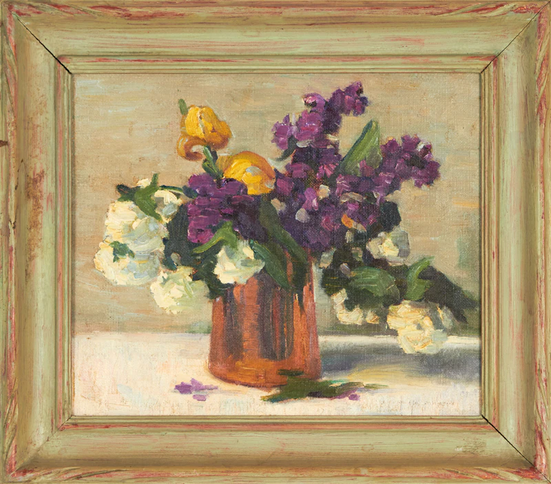 Bernice Fenwick Martin, Floral Still Life, oil on canvas board - view 2