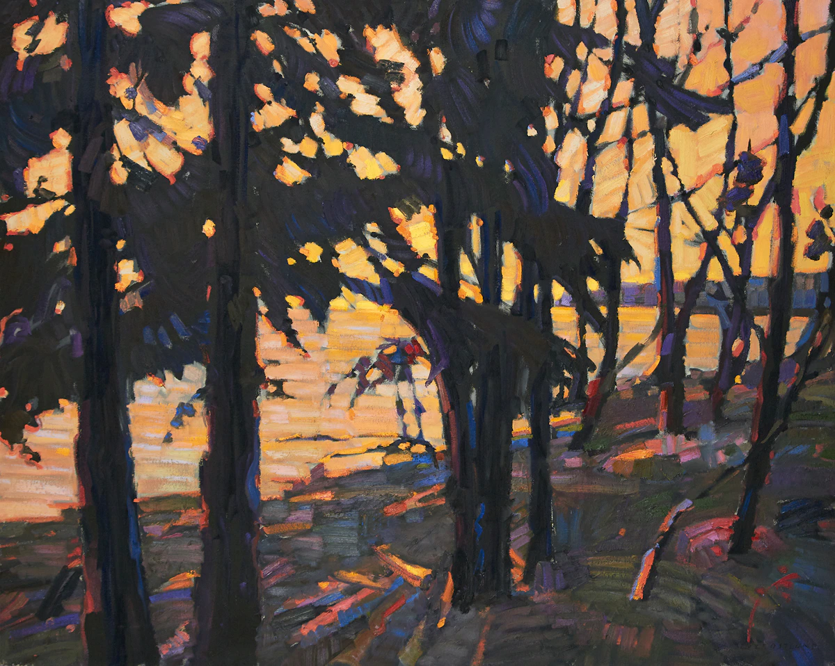 Unknown Artist, Northern Summer, acrylic on canvas